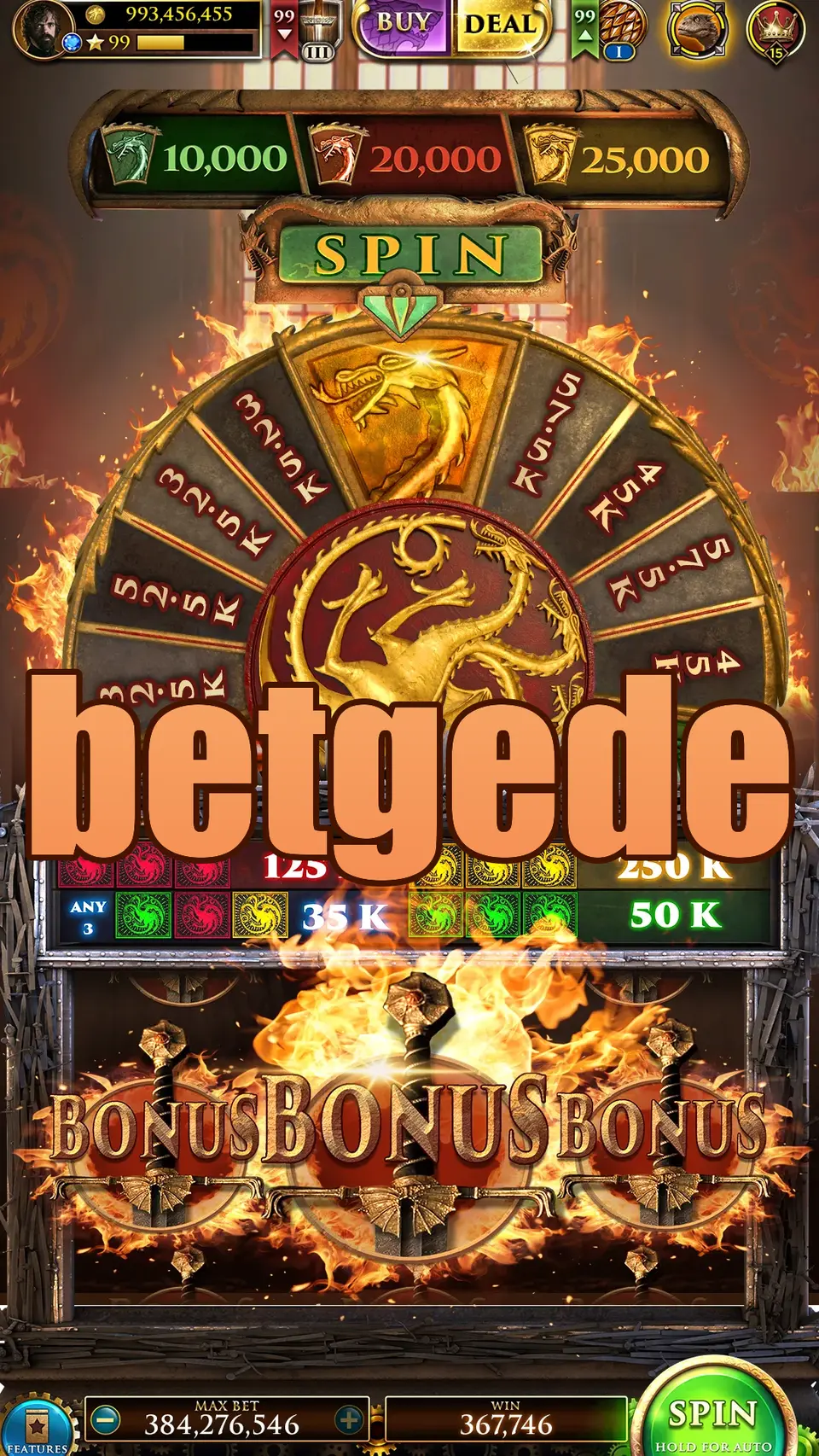 Tangkapan Layar betgede